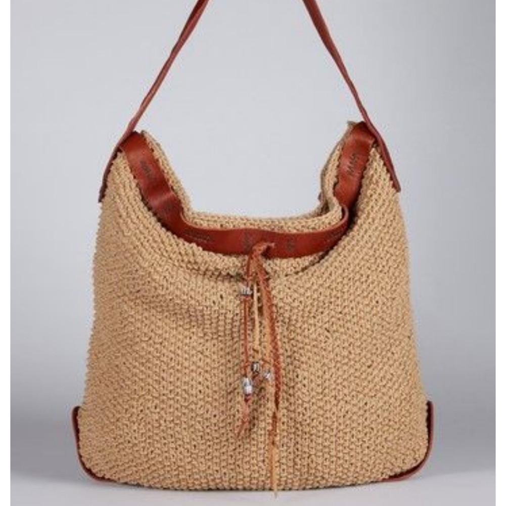 NWOT Lucky Brand Ojai Crochet Mailbag